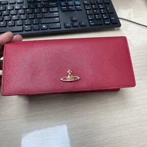Vivienne Westwood Red & Rose Gold Women's Wallet